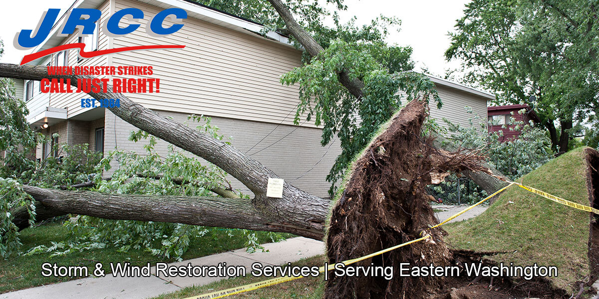   storm damage restoration in Sims Corner, WA