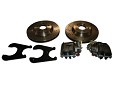 tri five - 4019 - 13" Rear Disc Brake Rotor Kit (Cross Drilled)