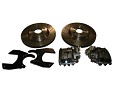 truck - 7982 - 13" Rear Disc Brake Rotor Kit (Cross Drilled)