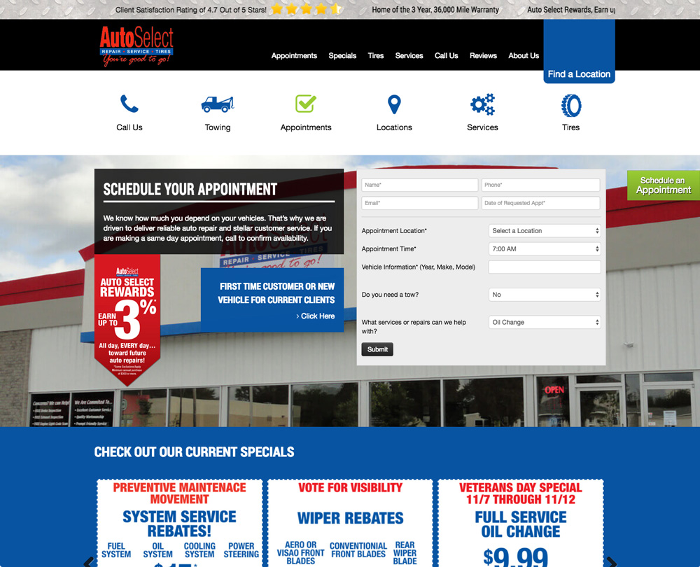 website design in Central Wisconsin