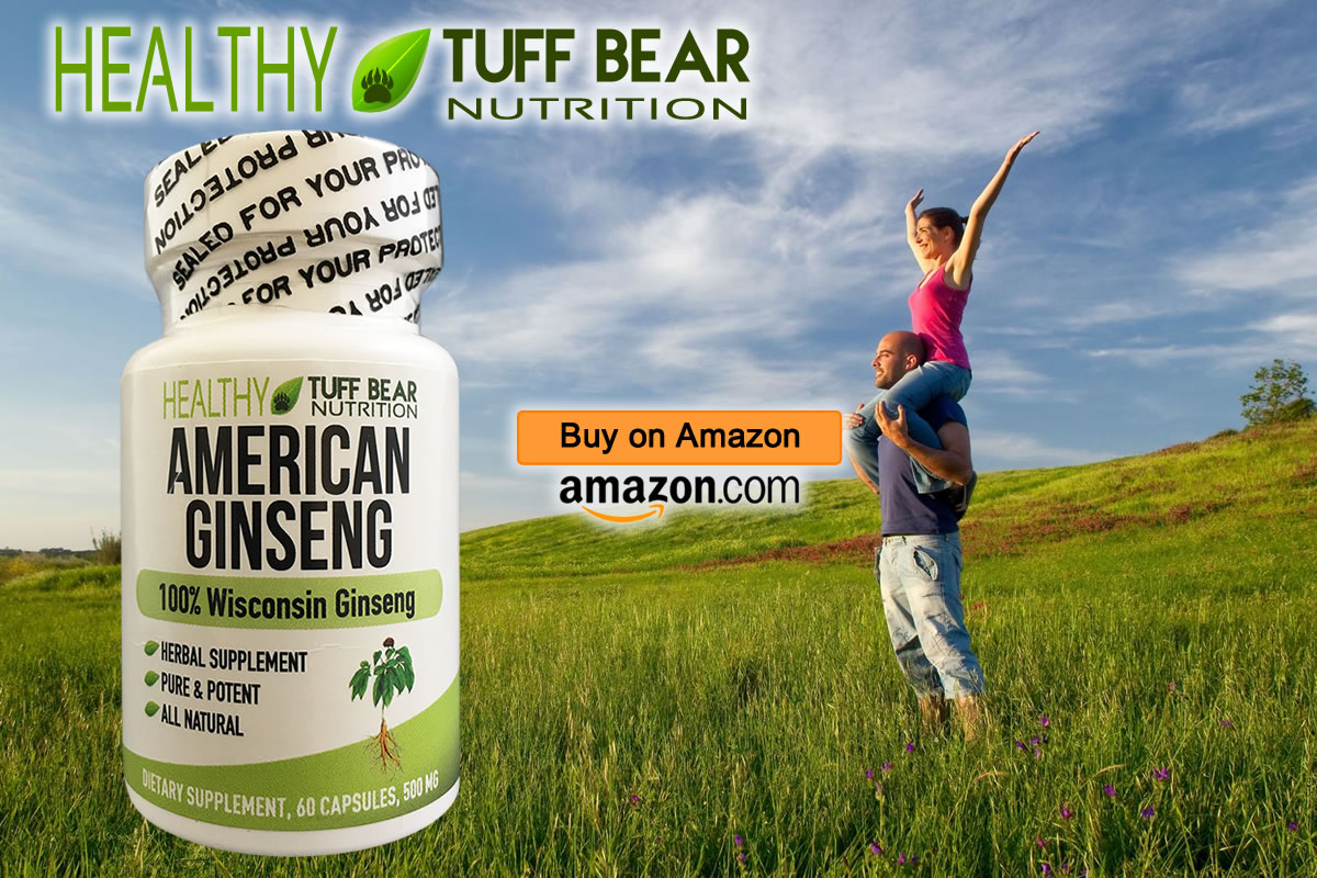 For Sale! New North American Ginseng Capsules by TUFF BEAR  