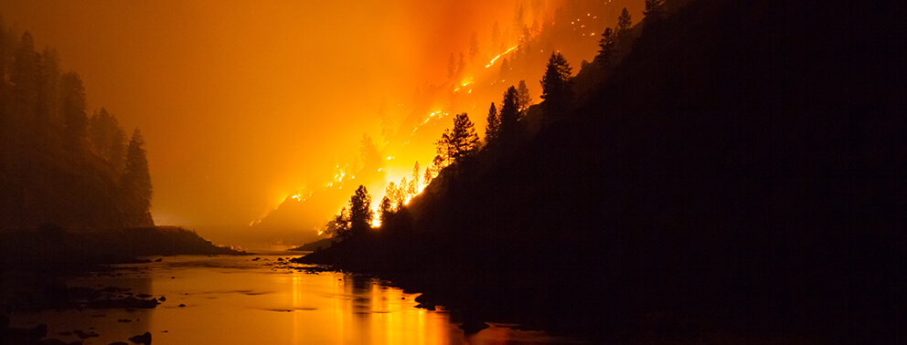 Wildfire by River