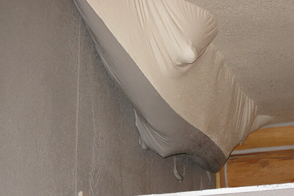 Sagging Drywall from Water