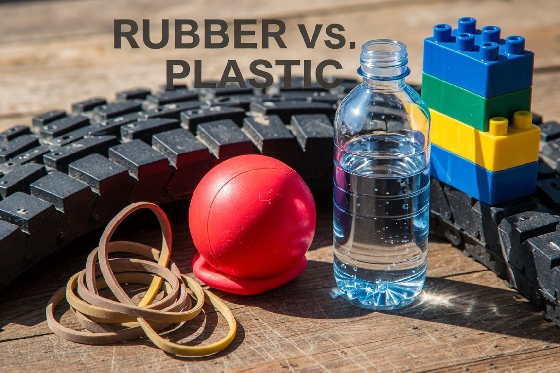 Rubber vs. Plastic: What Makes These Materials Different?