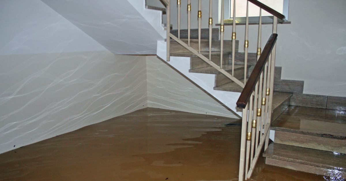 Flooded Minneapolis area basement