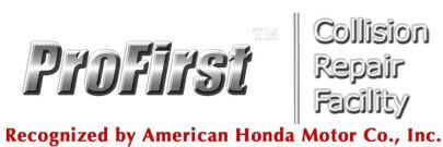 Honda ProFirst Certified Collision Repair Facility