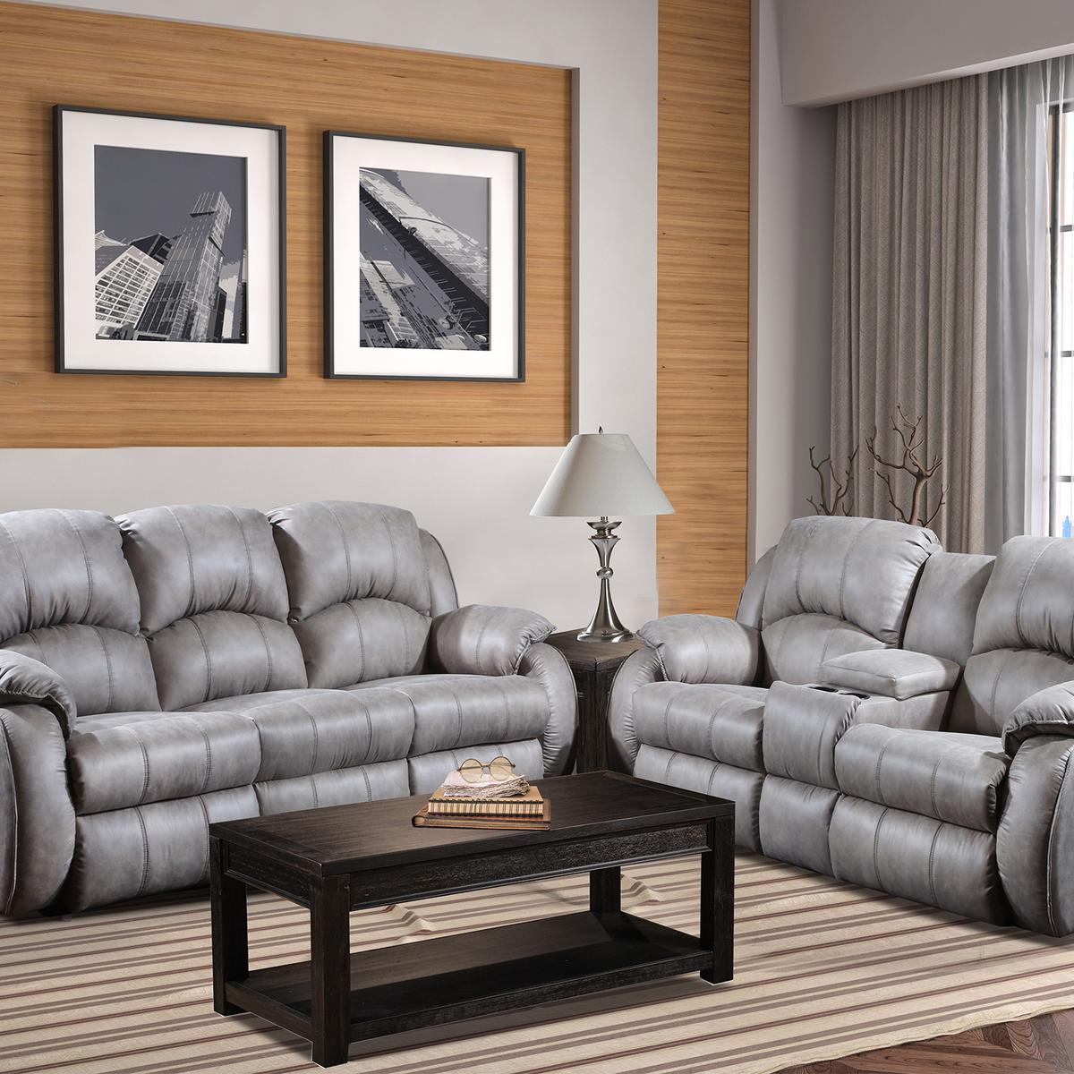 Southern Motion Cagney Dual Power Console Loveseat