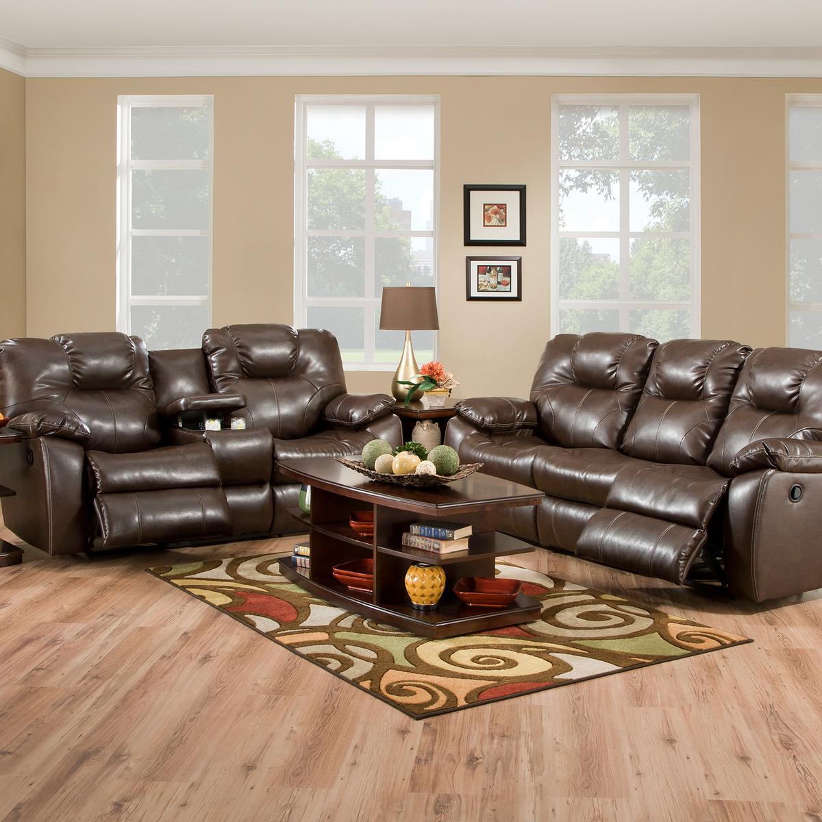 Southern Motion Avalon Power Reclining Loveseat w/Console