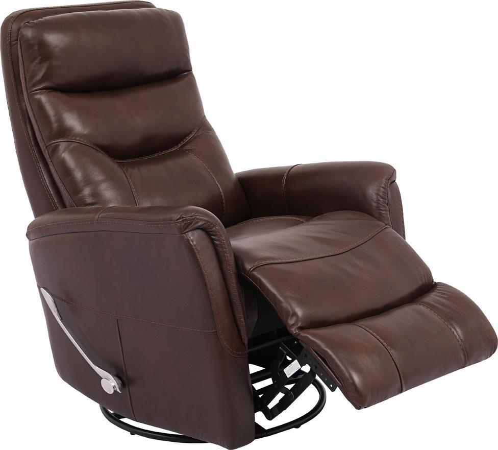 Parker House Gemini Manual Swivel Glider Recliner (Leather)