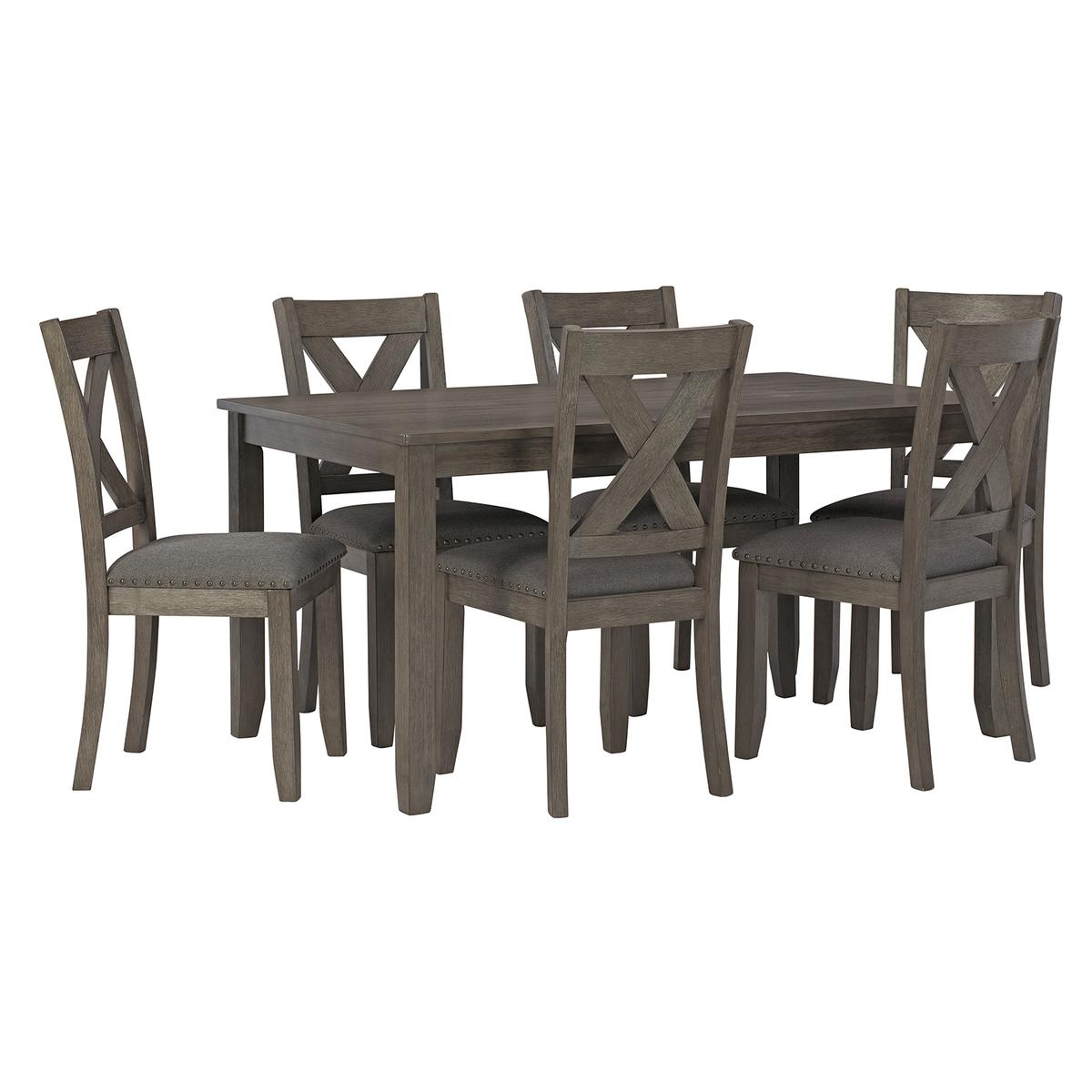 Ashley Caitbrook Dining Table & 6 Dining Chairs (7 Piece Set)