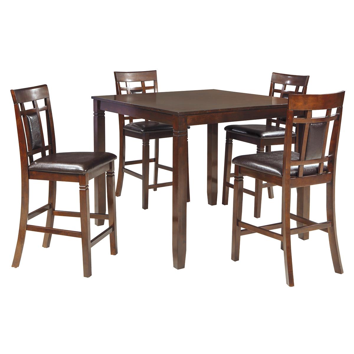 Ashley Bennox Counter Height Dining Table & 4 Bar Stools (5 Piece Set)