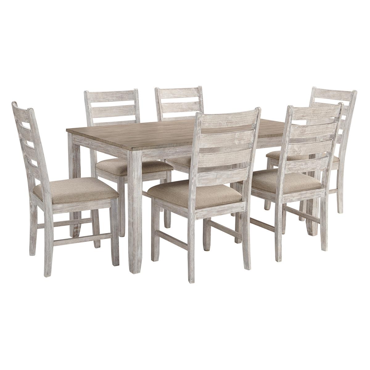 Ashley Skempton Dining Table & 6 Chairs (7 Piece Set)