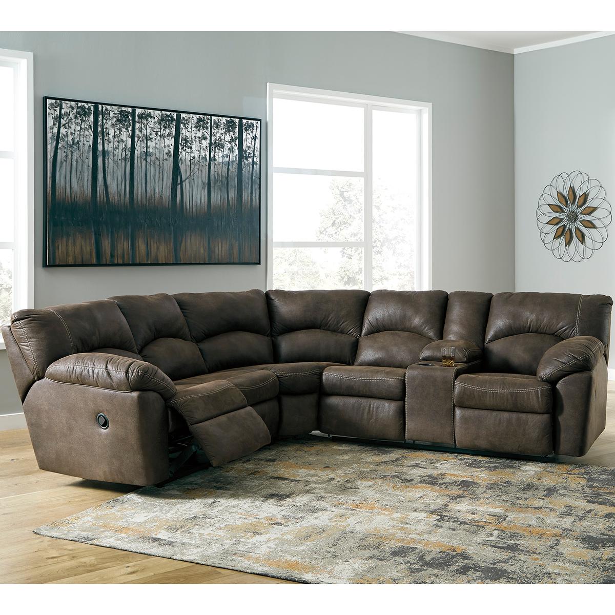 *Ashley Tambo Reclining Sectional Was $1700.00 Now: $1299.99