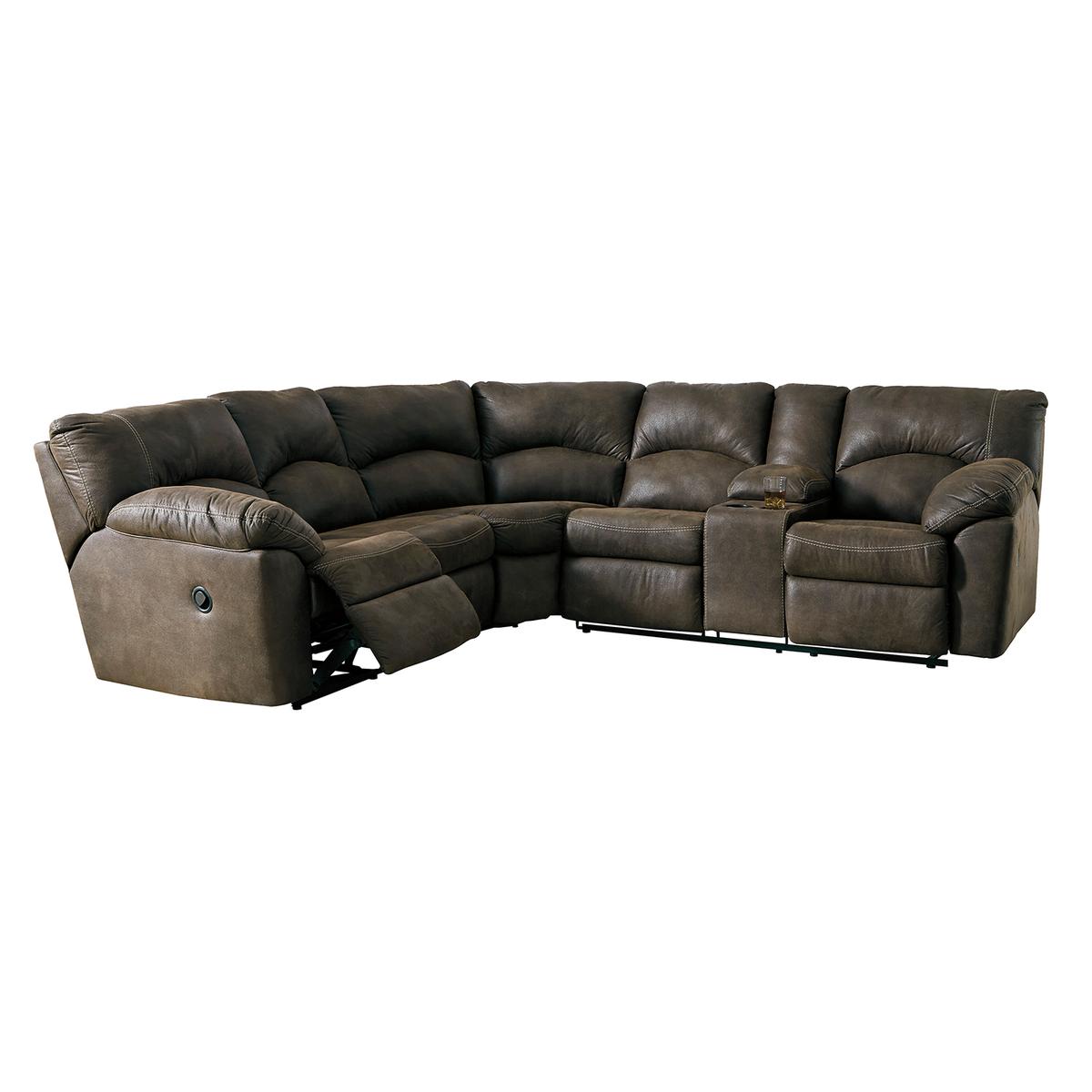 *Ashley Tambo Reclining Sectional Was $1700.00  Now: $1299.99