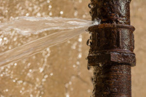 burst water pipe repair in Mt Pleasant, WI