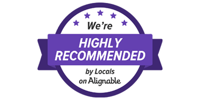 We're Highly Recommended by Locals on Alignable