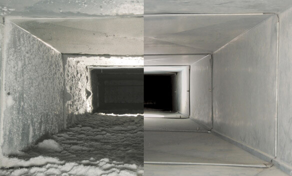 Before/After Air Duct Cleaning Services by ANR Restoration