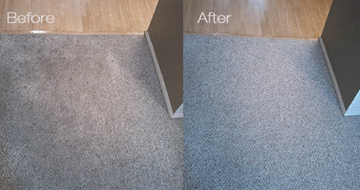 Before/After Carpet Cleaning by ANR Restoration
