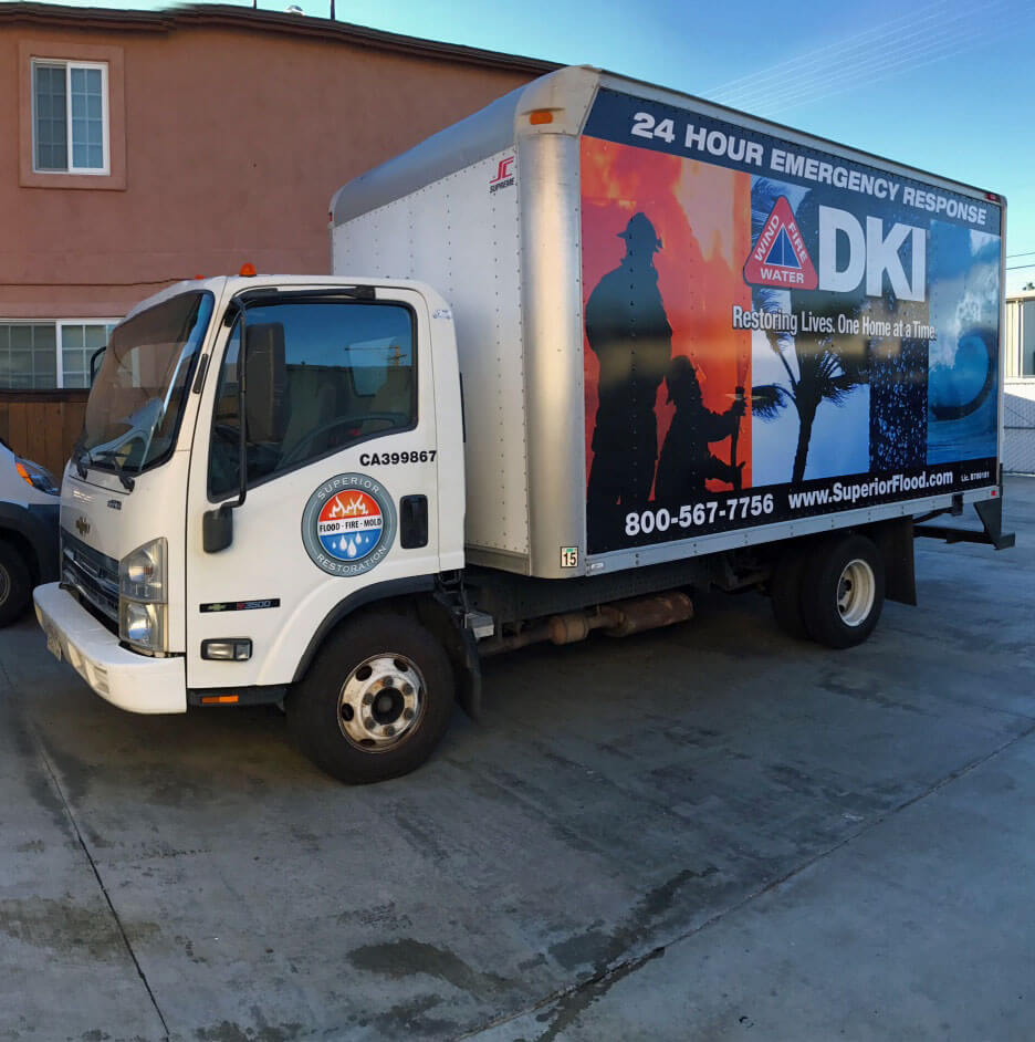 water damage restoration in Aliso Viejo, Dana Point, Ladera Ranch, Laguna Hills, Laguna Niguel, Lake Forrest, Mission Viejo, San Clemente, and San Juan Capistrano CA