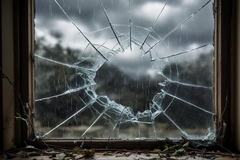 Window Damage from Storms and When to Replace Glass