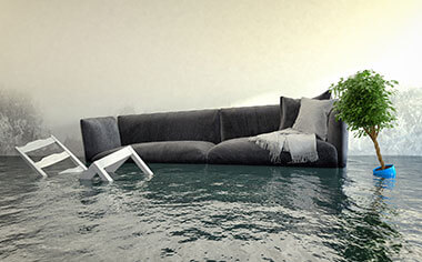 water damage in Mount Pleasant, WI