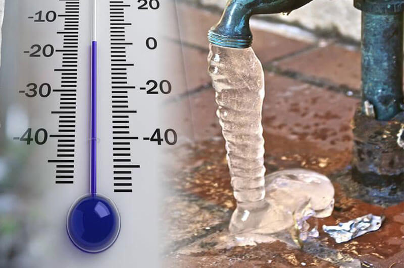 Frozen and Burst Water Pipe Repair in , 