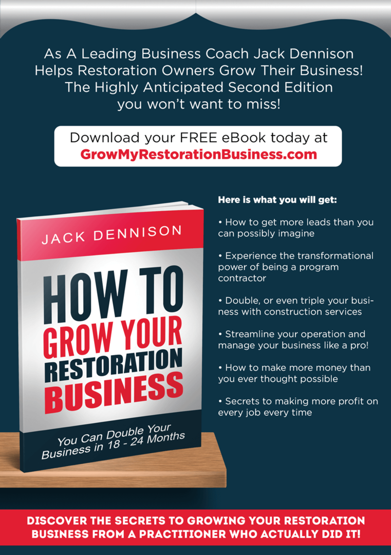 Free Ebook How To Grow Your Restoration Business Second Edition