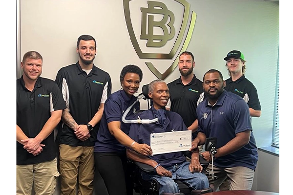 Clean Sweep Enterprises, Inc. Donation to Brigance Brigade Foundation