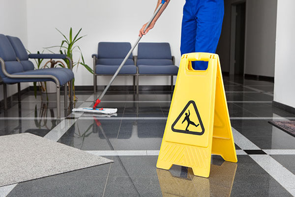 Tile flooring getting refinished by the Clean Sweep team. Tile Floor Refinishing in Westminster, MD