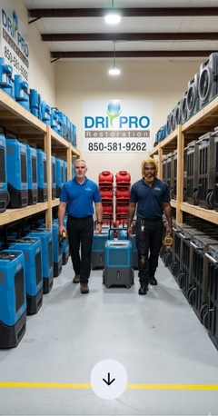 Why a Huge Restoration equipment inventory matters. in Santa Rosa Beach and Destin