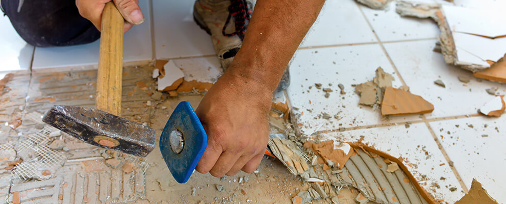 Tiling Removal Disaster and Damage Reconstruction in Boston, MA