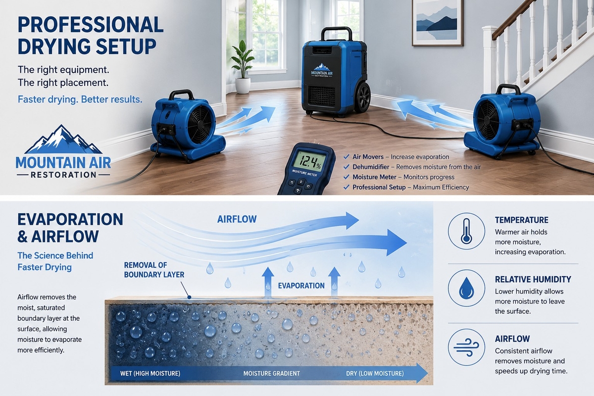 The Science of Drying: How Building Materials Actually Lose Moisture Inside a Home