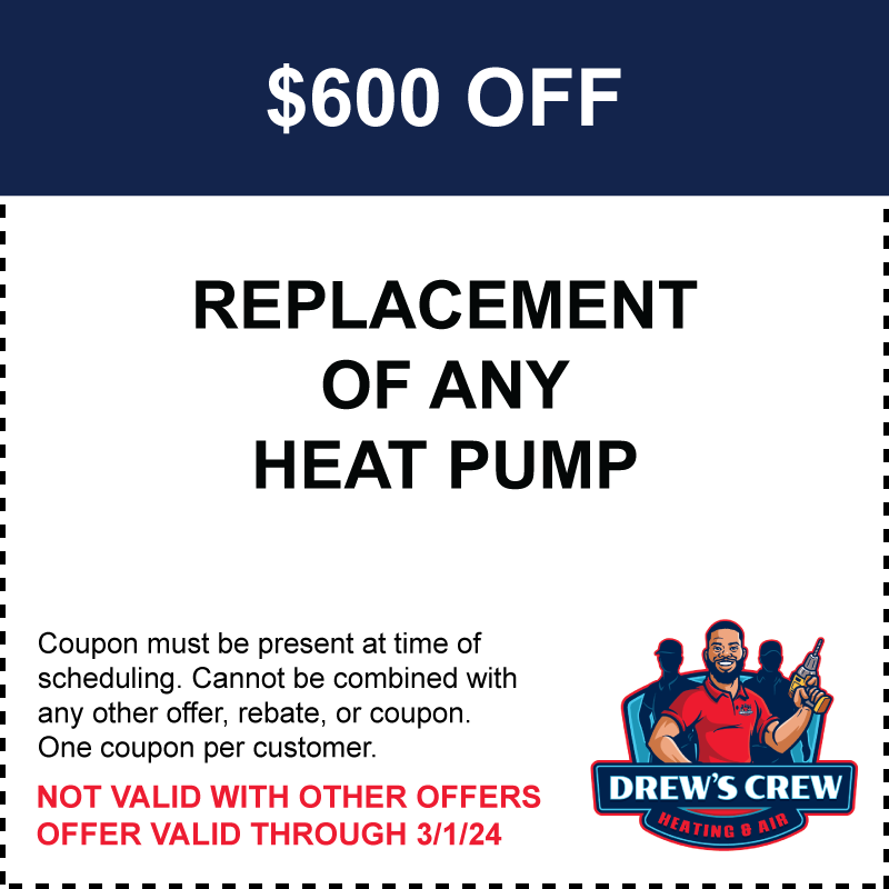 $600 Off Replacement of Any Heat Pump