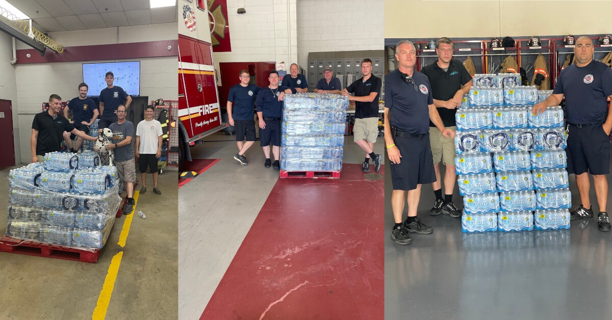 QRS Cares - Bottled Water Donations