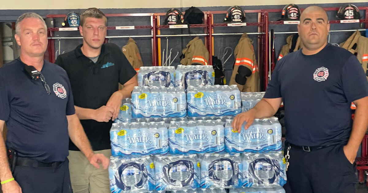 spring mill fire company water donation