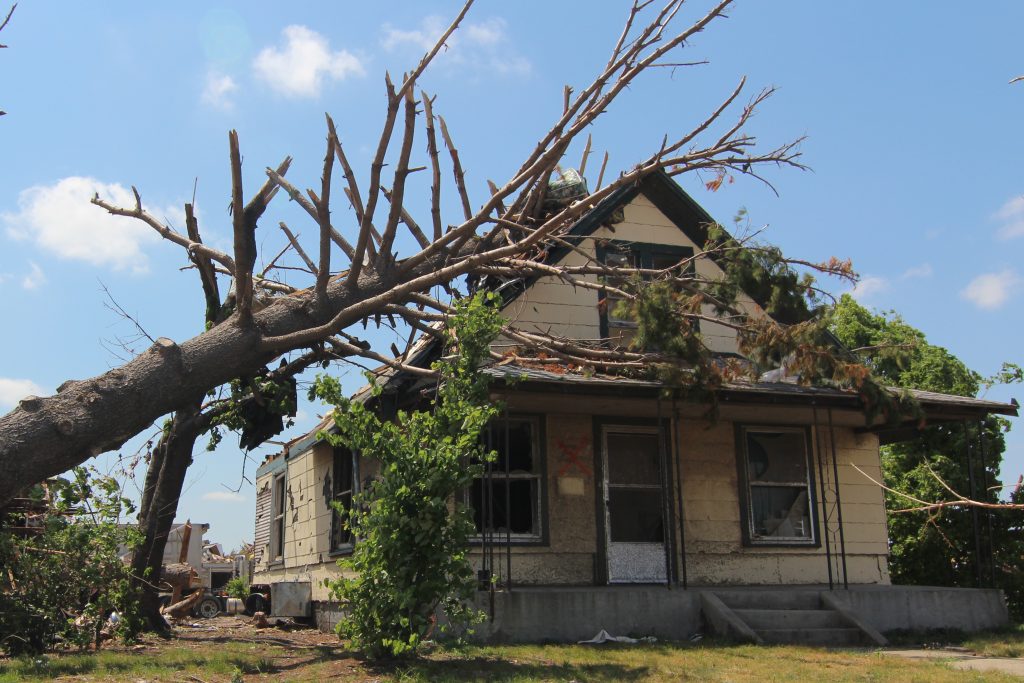 Wind Damage in Columbus, Ohio