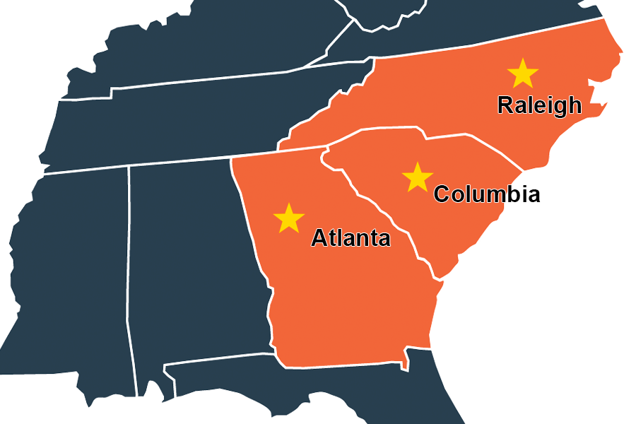 Service Area Map