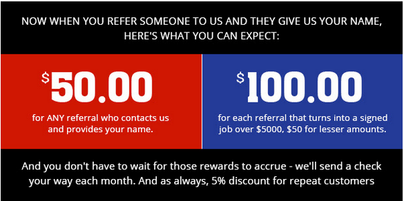 Graphic on rewards for referrals for Quarve