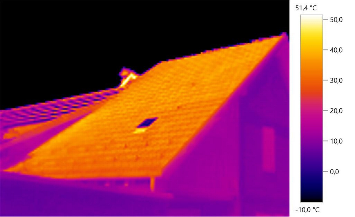 Roof Moisture Mapping for Leak Detection