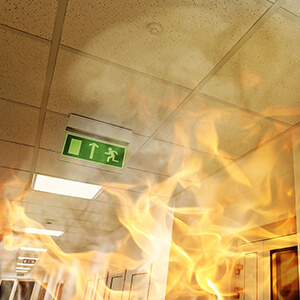 Healthcare Facility On Fire
