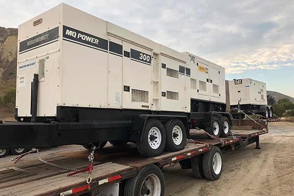 Generator & Power Distribution Equipment Rentals