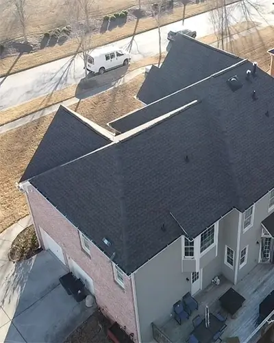 New Roof Install on Two Story Atlanta Area Home