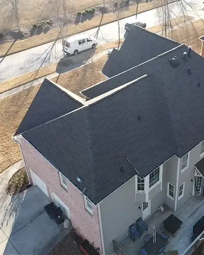 New Roof Install in Red Oak, GA New Roof Install on Two Story Atlanta Area Home