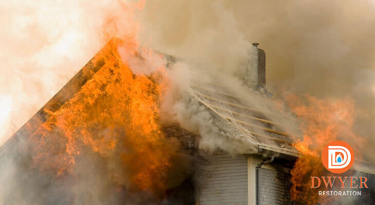 San Antonio Home on Fire Fire Damage Restoration in San Antonio