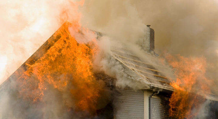 San Antonio Home on Fire Fire Damage Restoration in San Antonio
