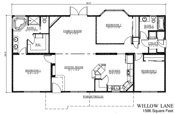 The Willow Lane Floor Plan