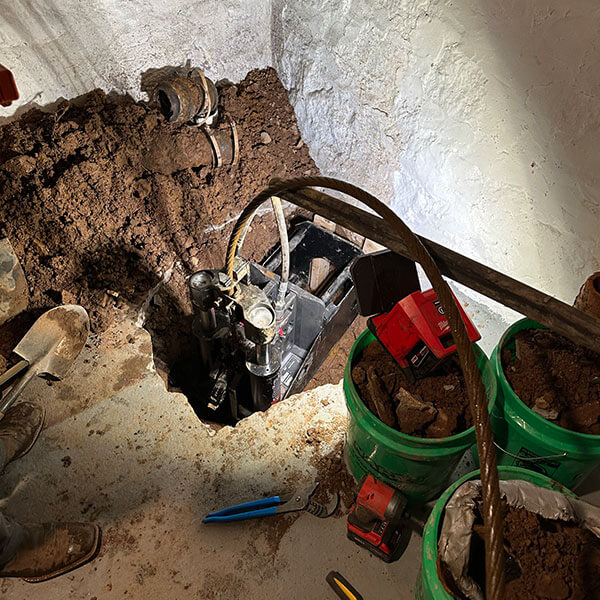 Burst pipe repair process & tools