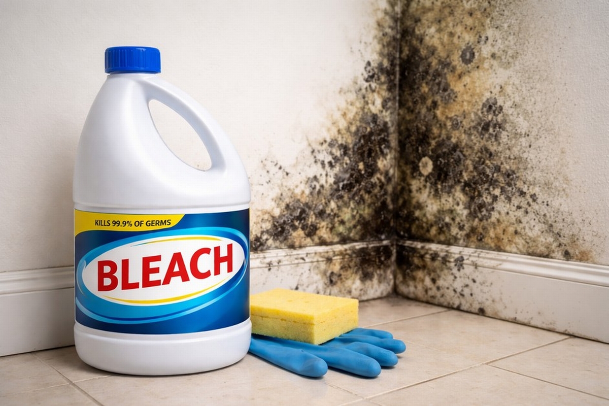 'Does Bleach Kill Black Mold? And What Does?' Featured Thumbnail