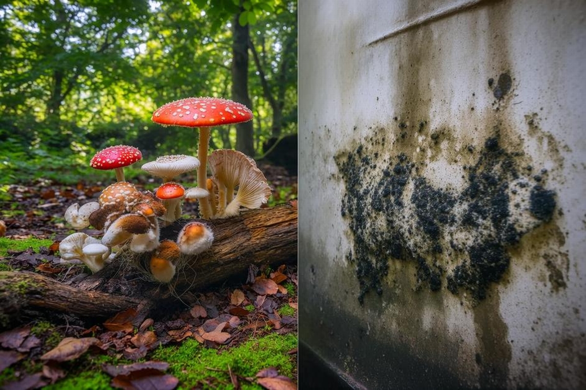 'The Difference Between Fungus and Mold Explained' Featured Thumbnail