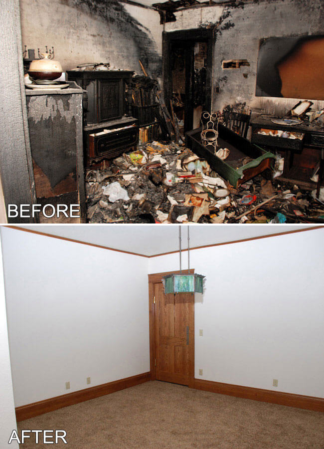 Before and After Living Room